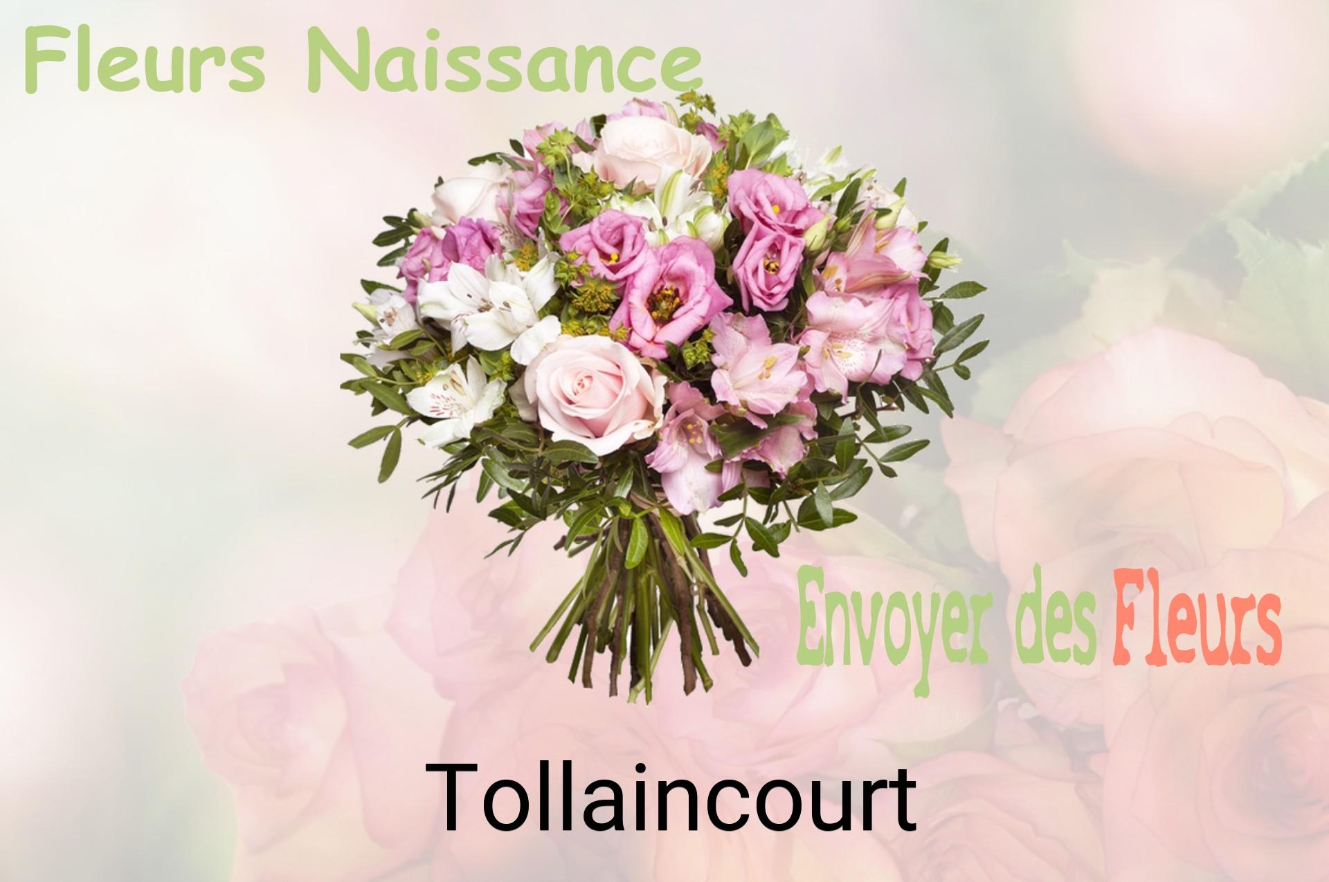 Bouquet de fleurs de naissance livré à Tollaincourt